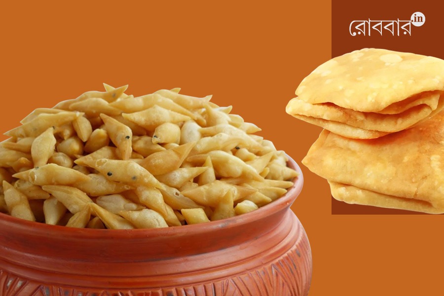 Bijaya and salty snacks। Robbar