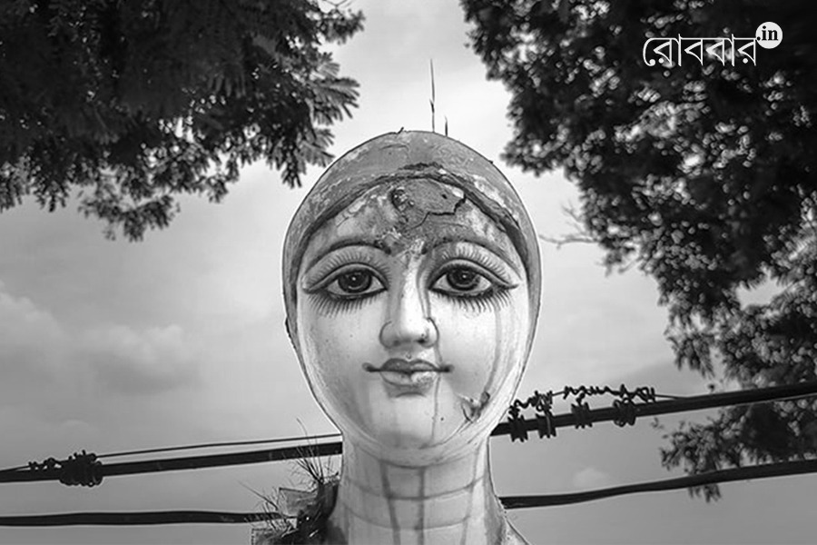 পুজো কেটে গেলেও, প্রতিমা যত্ন পাক, অবহেলা নয়