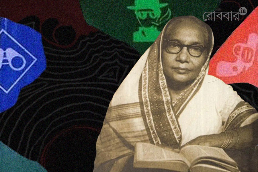 an article on Ashapurna Devi of her birth anniversary। Robbar
