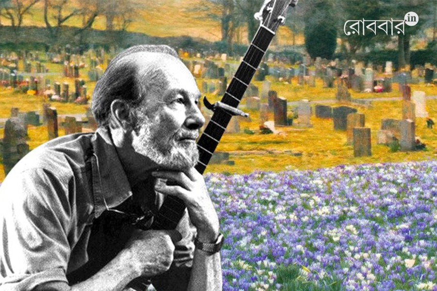 an article about pete seeger on his birth anniversary by debojyoti mishra। Robbar