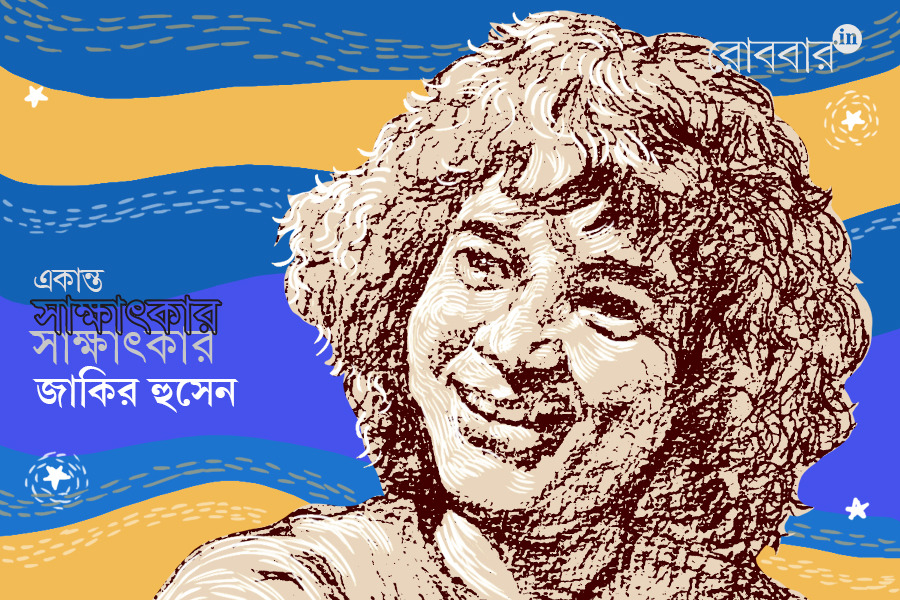 an exclusive interview of ustad Zakir hussain। Robbar