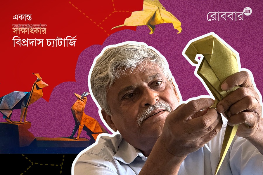 an exclusive interview of origamist bipradas chatterjee। Robbar