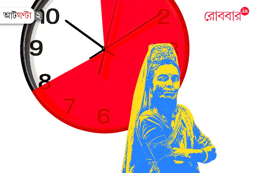 An article about 8-hours work plan of working wives | Robbar