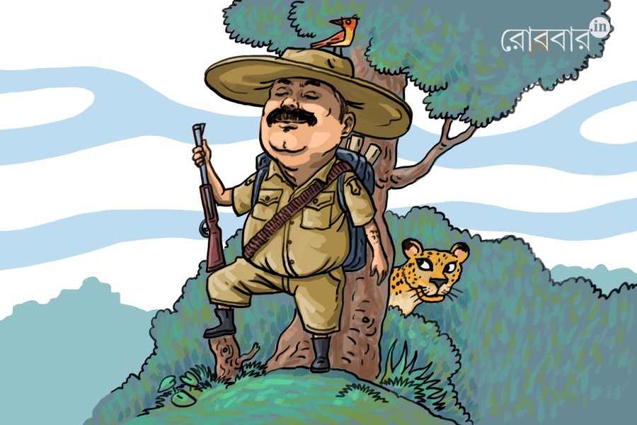 A tale of Halumbabu a bengali hunter | Robbar