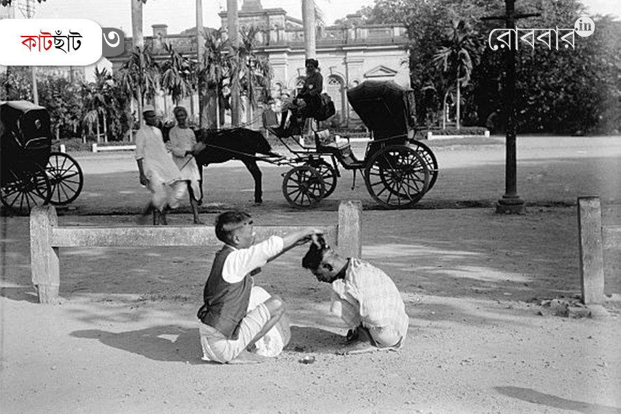 History of the barbers strike in Babu Kolkata by Haripada Bhowmik