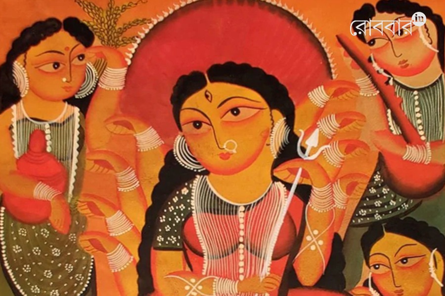 Durga Patachirta in bengal। Robbar