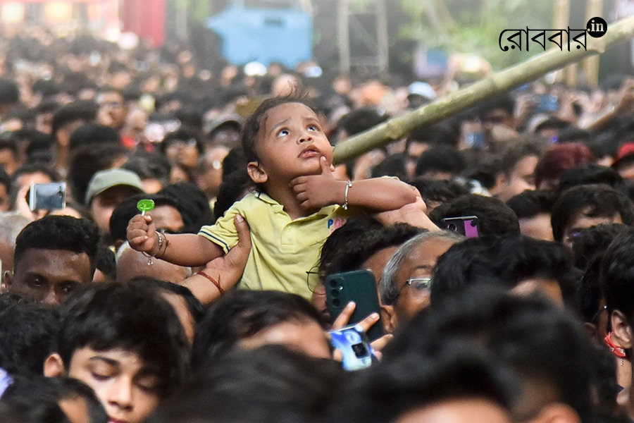 Can practice of art in Durgapuja be called public art | Robbar