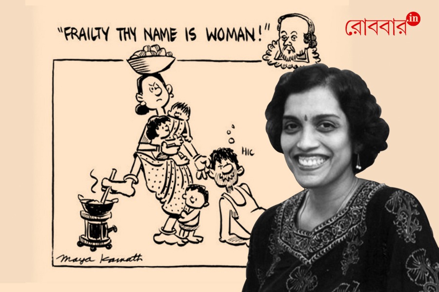An article about Indian cartoonist Maya Kamath। Robbar