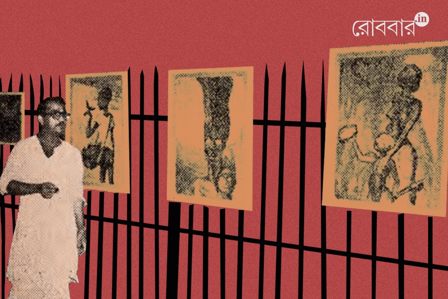 steet art exhibition in kolkata by painter Prakash Karmakar | Robbar