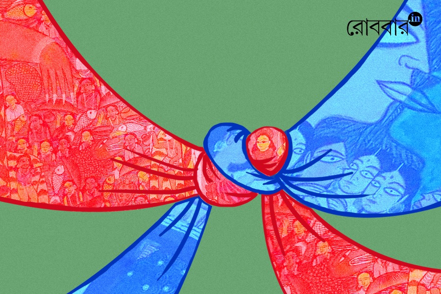 An article on same sex marriage of riya and rakhi in sunderban। Robbar