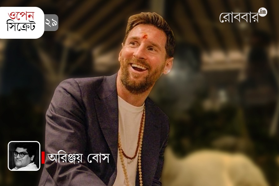 article on Lionel Messi's GOAT tour in India। Robbar