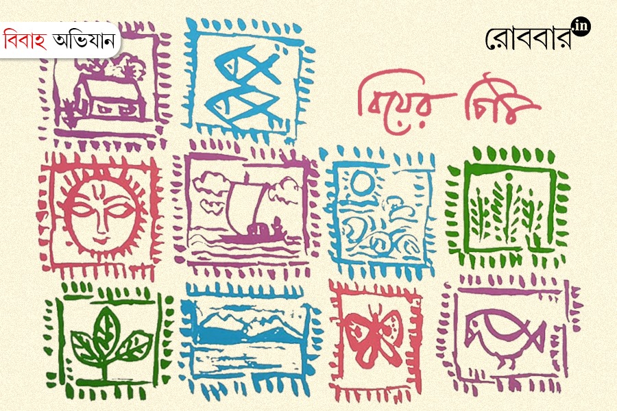 study of evolution of bengali marriage invitation card | Robbar