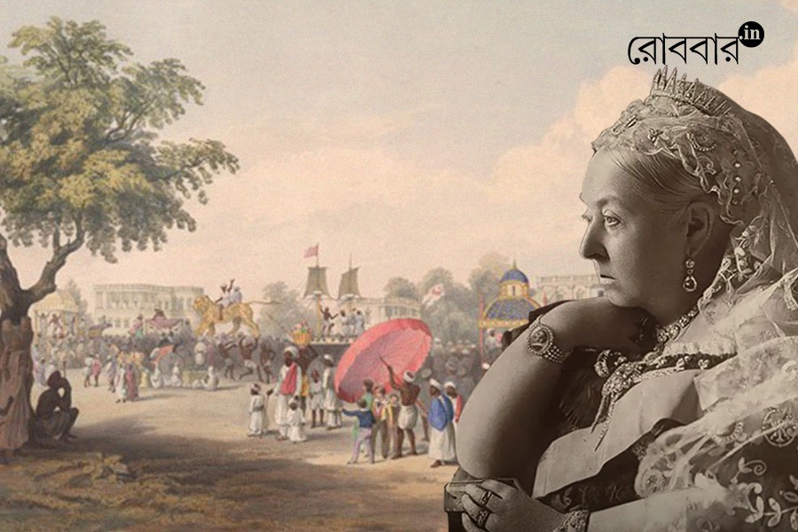queen victoria's death and the massive mourning in kolkata। Robbar