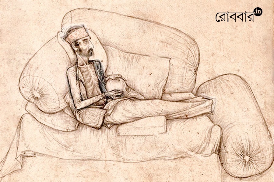 painter paritosh sen recreated an old mughal painting | Robbar