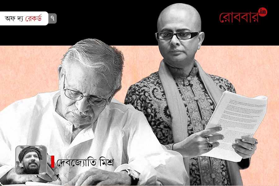 Gulzars tribute to Shakti in Raincoat made Rituparno cry | Robbar