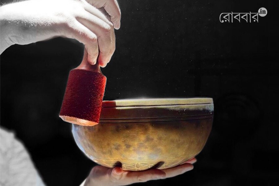 sound healing and singing bowl production of bankura | Robbar