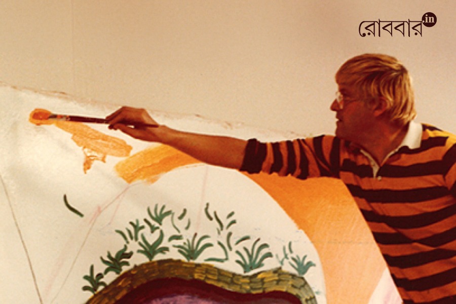 an obituary of famous visual artist david hockney | Robbar