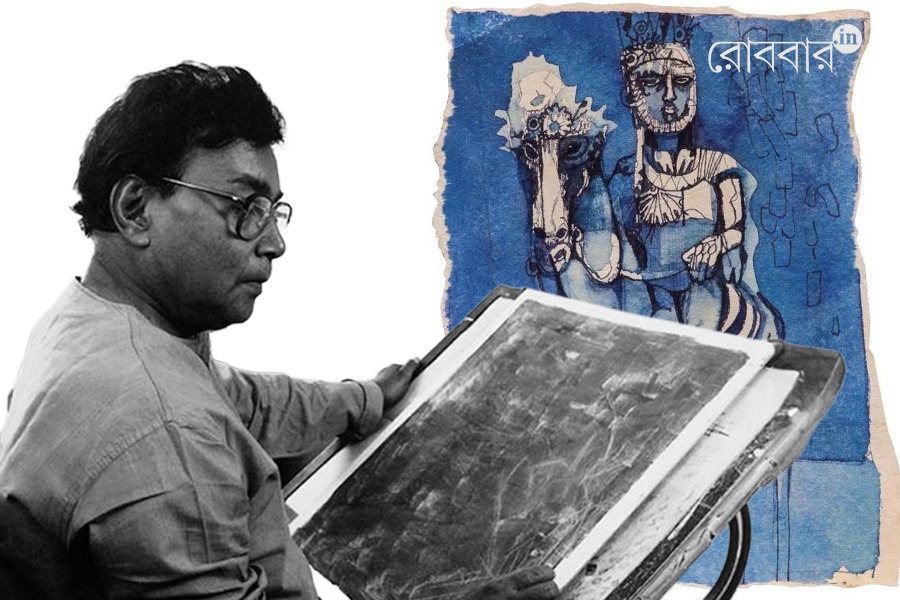 the fisherman by ganesh pyne got record price in auction | Robbar